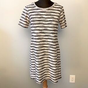 Short Sleeve Striped Dress 